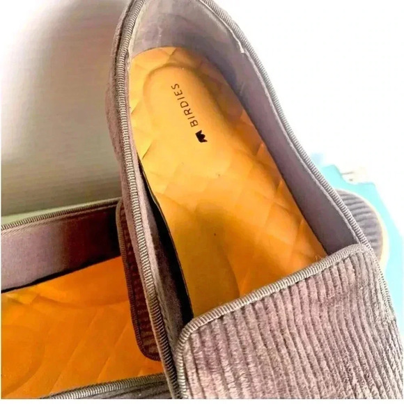 Birdies The Swift Women's Size 9.5 Charcoal Gray Corduroy Slippers Shoes New - Picture 8 of 10